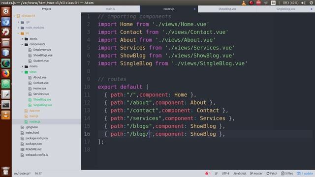 VueJs 2 Tutorial for beginners in HINDI | ENGLISH (#48) Read Single Blog by Route Parameters (#5) смотреть онлайн
