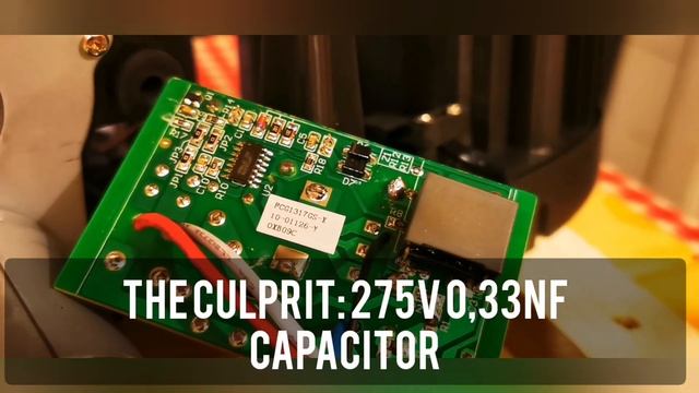 Wilfa Svart CGWS-130B Problem - Faulty Capacitor Replacement