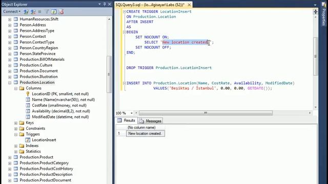 SQL Server - Triggers - 1 смотреть онлайн