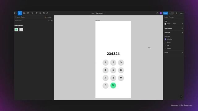 #figma Tips and Tricks: Designing a Functional Phone Dial Pad! смотреть онлайн
