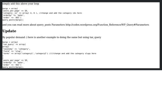 Wordpress: query recent posts from several categories (3 Solutions!!) смотреть онлайн