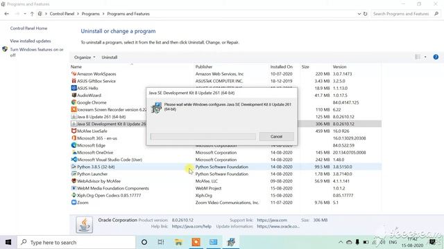 How to Uninstall Java SDK from Window Machine - 10/8/7 смотреть онлайн