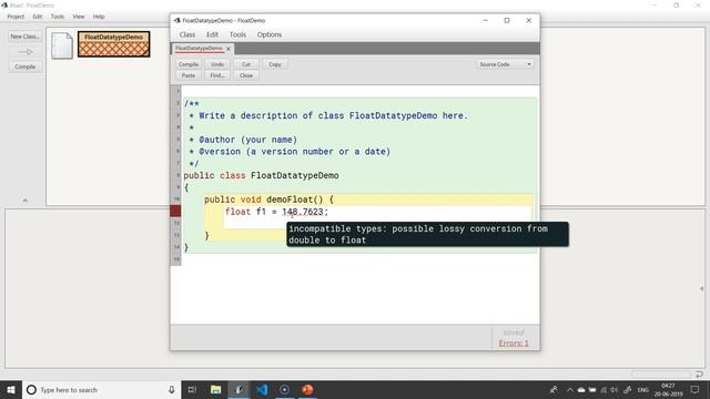 Floating-Point Data Types | ICSE Computer Applications | Java & BlueJ смотреть онлайн