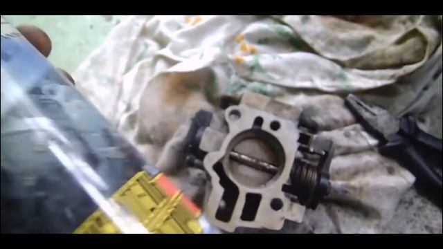 ВАЗ 2114-15-10-12 ПРОМЫВКА ДРОССЕЛЬНОЙ ЗАСЛОНКИ. РЕГУЛИРОВКА РХХ.