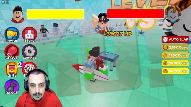 TOKATLAMA KRALI OLMAK! | Slap Fight Simulator | Roblox смотреть онлайн