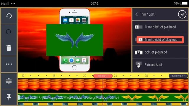 Tutorial#4 cara edit video background hp bersayap bergerak/kinemaster indonesia смотреть онлайн