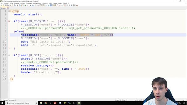 COOKIE IN PHP - Corso PHP #14 | Vita Da Founder смотреть онлайн