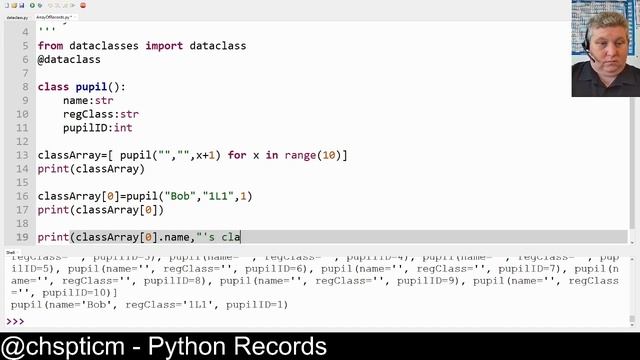 Python Array of Records смотреть онлайн