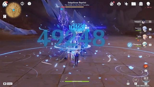 Yelan Going ORA ORA ORA