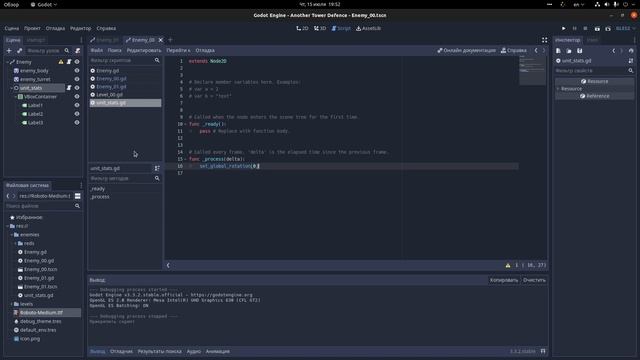 Создание игры в жанре Tower Defense на Godot. Часть 7. Конечный автомат. смотреть онлайн