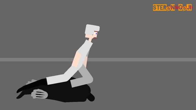 steve vs cartoon cat | stick nodes | fight animation | смотреть онлайн