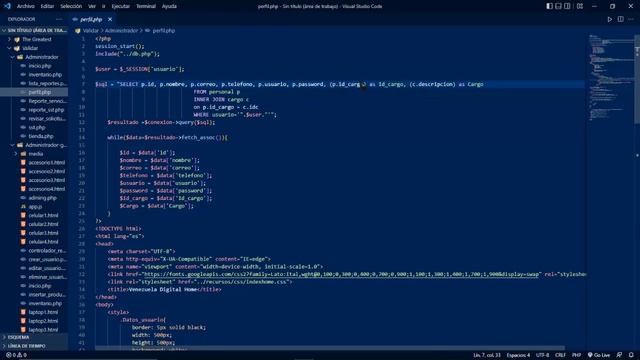 Como mostrar los datos del usuario que está iniciado sesión en php con mysql смотреть онлайн