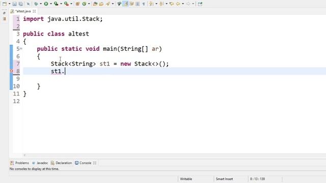 Java STACK Tutorial | PUSH, POP, PEEK, SEARCH, EMPTY Methods Implementation | Java by Achin Jain смотреть онлайн