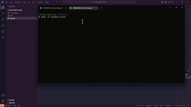 Flask SQLAlchemy: Setting Up Venv, Installing Python Packages & Connecting to Database смотреть онлайн