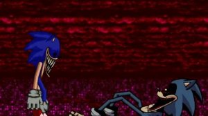 (FNF/DC2/SONIC.EXE)Sonic.OMT Vs sonic Exy epic battle Sideview