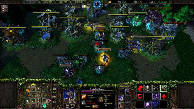 Warcraft 3 4v4 357 just focus on the warden смотреть онлайн