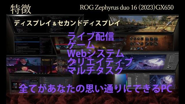 【ASUS】ゲーミングノートPC【ROG Zephyrus duo 16 (2023)GX650PY-R9R4090】 смотреть онлайн