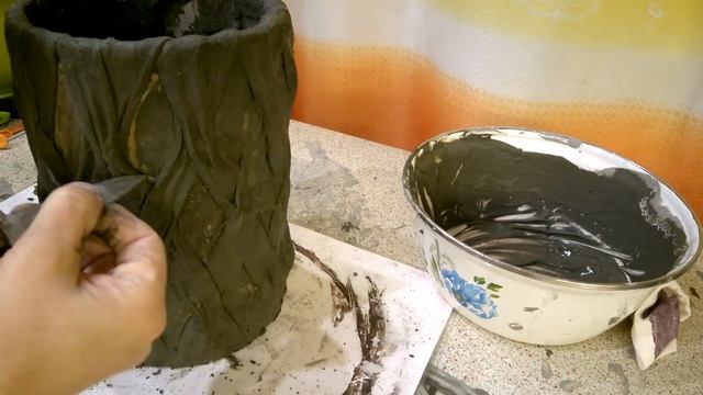 Подставка для цветов из трубы. Труба, футболка и цемент. DIY/ смотреть онлайн