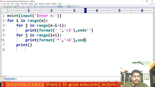 Lecture-23: Python Programming || Pascal Triangle || Perfect Number || Strong Number смотреть онлайн