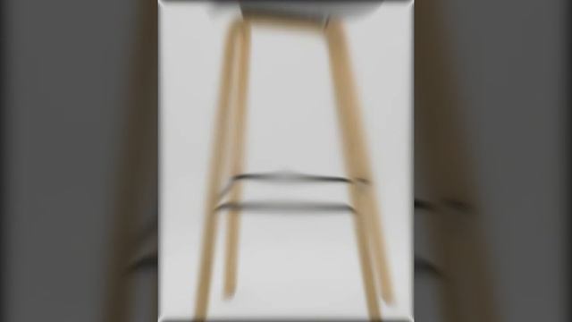 Стул барный LIBRA. Барный стул в стиле лофт из пластика и ножками из натурального бука #shorts