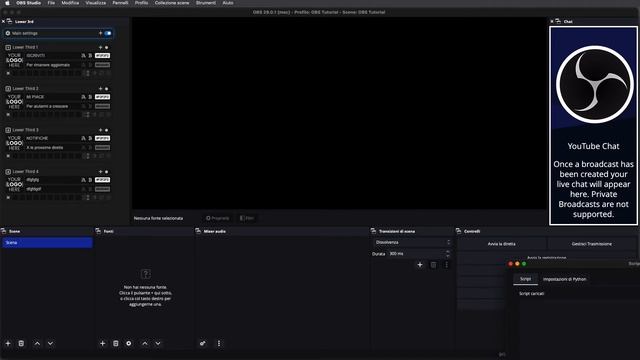 MacOs  M1 OBS 28 Animated Lower Third