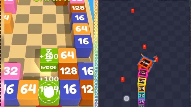 ? Roll a Cube vs Cube Arena 2048 - jelly run 2048 Gameplay walkthrough New Update max Level part 2 смотреть онлайн