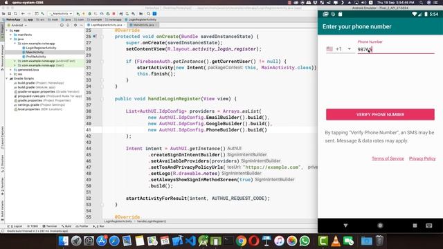 Firebase | Phone Authentication смотреть онлайн