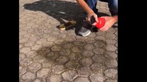 Как почистить тротуарную плитку самостоятельно? Чистка мойка тротуарной плитки ФЭМ.Очистка брусчатк