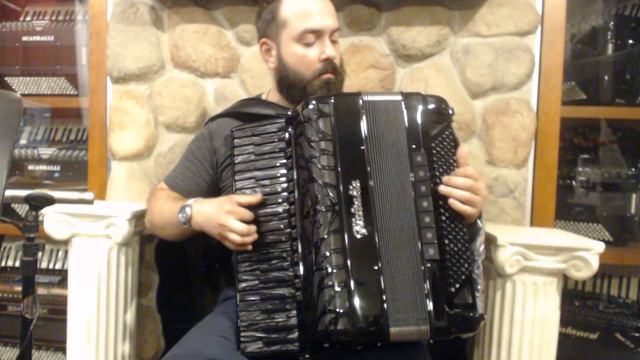 FIT4145TCBK4 - All Black Fisitalia 4145-TC Piano Accordion LMMH 41 120 Swing Tuning $6999 смотреть онлайн