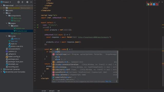 VueJS Microservices Frontend смотреть онлайн
