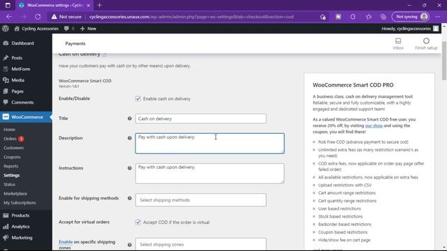 How to Add Cash on Delivery Payment Method in WordPress (Woo-Commerce Smart COD) смотреть онлайн