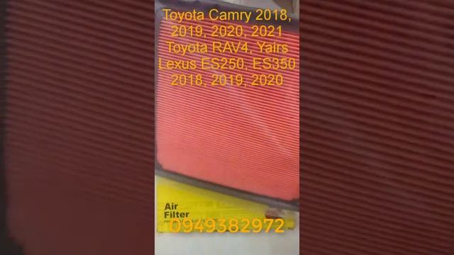 Lọc gió động cơ A1539 JS Asakashi Nhật dùng cho Toyota Camry, RAV4, Lexus ES250 và ES350 2018-2021 смотреть онлайн
