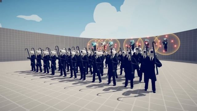 FINAL BATTLE - ALL SKIBIDI TOILET BOSS VS ALL CAMERAMAN | TABS - Totally Accurate Battle Simulator смотреть онлайн