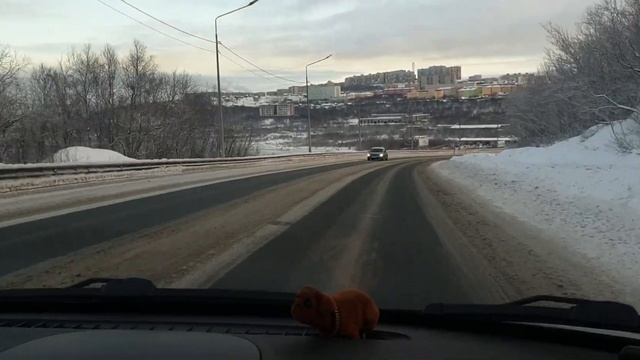 Крайний север автопрогулка по п.Сафоново и Североморску.