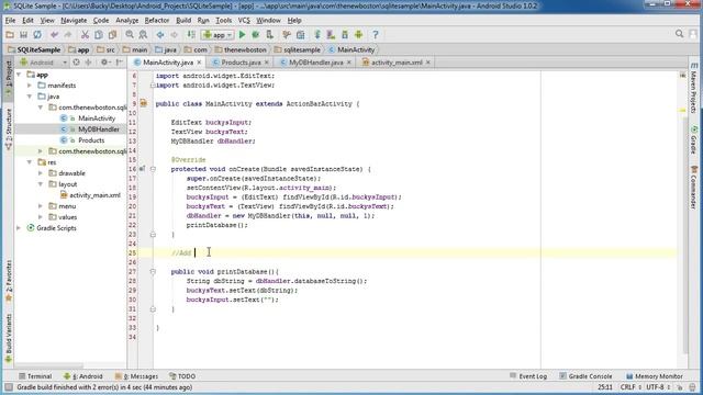Android App Development for Beginners 54 Testing the SQLite App смотреть онлайн