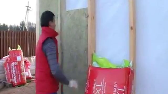Утепление фасада под сайдинг RokwooL смотреть онлайн
