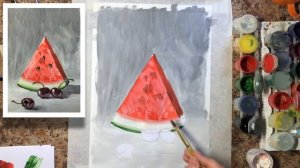 Мастер класс «НАТЮРМОРТ С АРБУЗОМ»