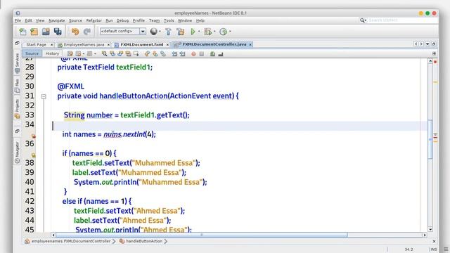 24 JAVA FX design UI actions & events FXML смотреть онлайн