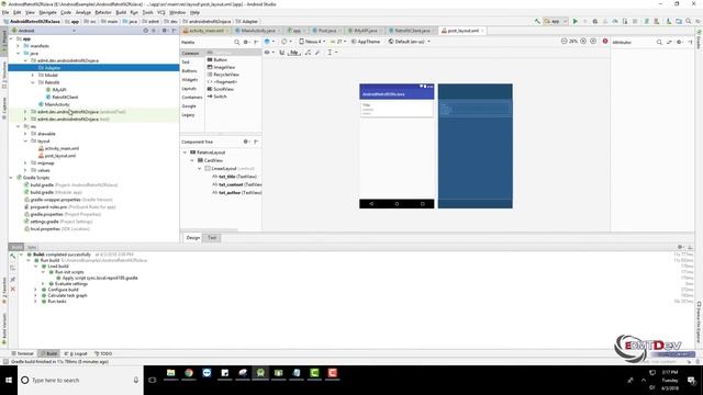 Android Development Tutorial - Retrofit2 and RxJava смотреть онлайн