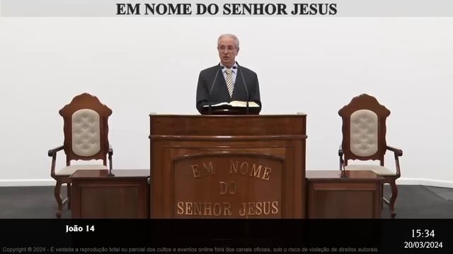 Santo Culto a Deus 20/03/2024🔥📖 смотреть онлайн