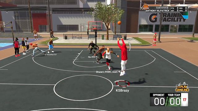 NBA 2K19 MyPARK - NO PUSHING = NO LOSING! HIS MYPLAYER PASSED OUT! смотреть онлайн