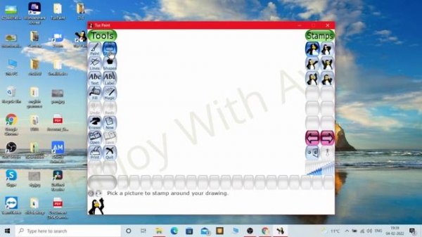 Tux Paint, How to install Tux Paint, How to install more stamps in Tux Paint