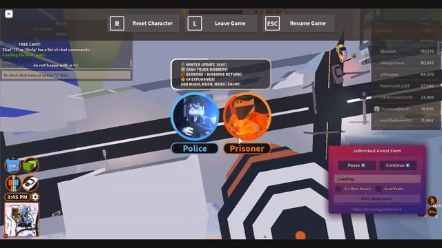 Jailbreak Op Auto arrest farm script смотреть онлайн