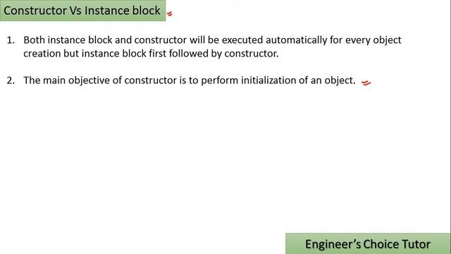 Constructor vs Instance block || Java interview question 2021 смотреть онлайн