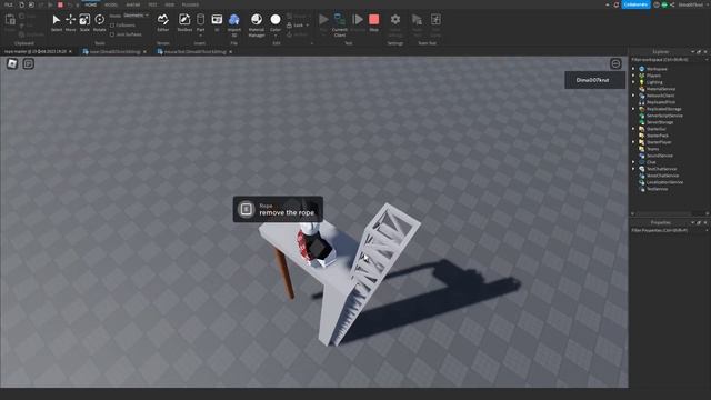 Rope system (Test 1) | ROBLOX STUDIO смотреть онлайн