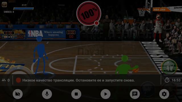 Стрим игры "NBA JAM". смотреть онлайн