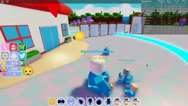 ЧТО?! Я Ребёнок?! Играем в роблокс режим Baby Simulator! смотреть онлайн