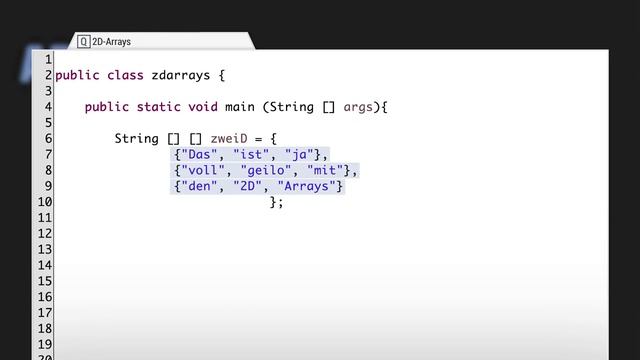 Zweidimensionale Arrays - Java Tutorial 11 смотреть онлайн