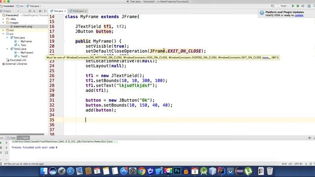 Java Swing 9 - JPasswordField, JTextField with Example (Bangla | বাংলা) смотреть онлайн