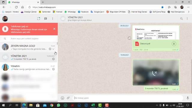 Ekran Resmi Çekerek WhatsApptan Göndermek смотреть онлайн